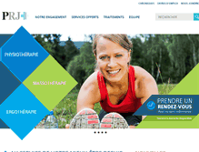 Tablet Screenshot of physioprj.com